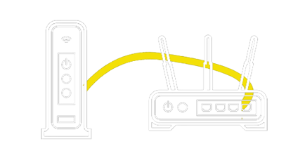 Connect your Router to Modem